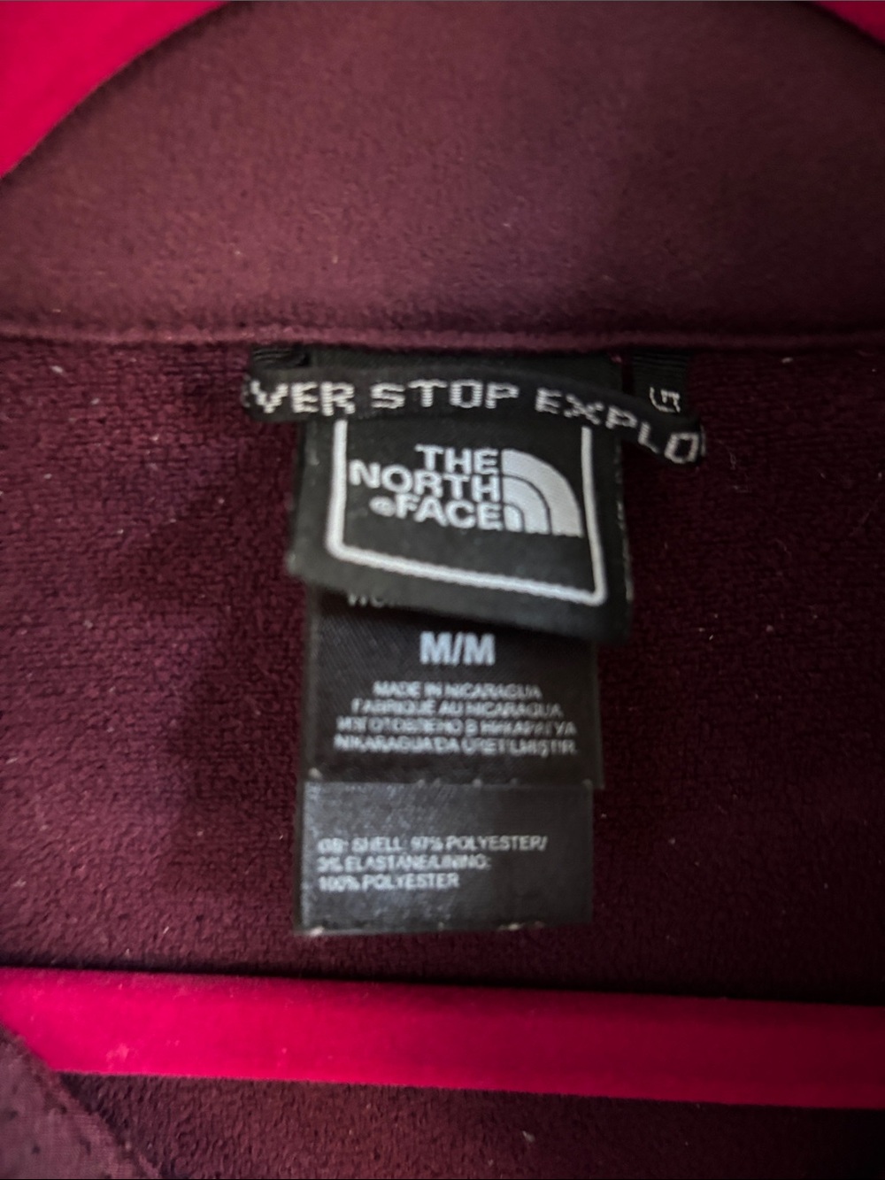 The North Face Women's Raspberry Pink Softshell Jacket - Picture 2 of 3